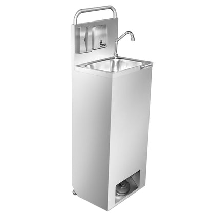Commercial Mobile Hand Wash Sink 400x330x1230mm