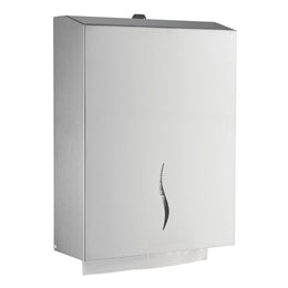 Paper Towel Dispenser 800 Towels Stainless Steel