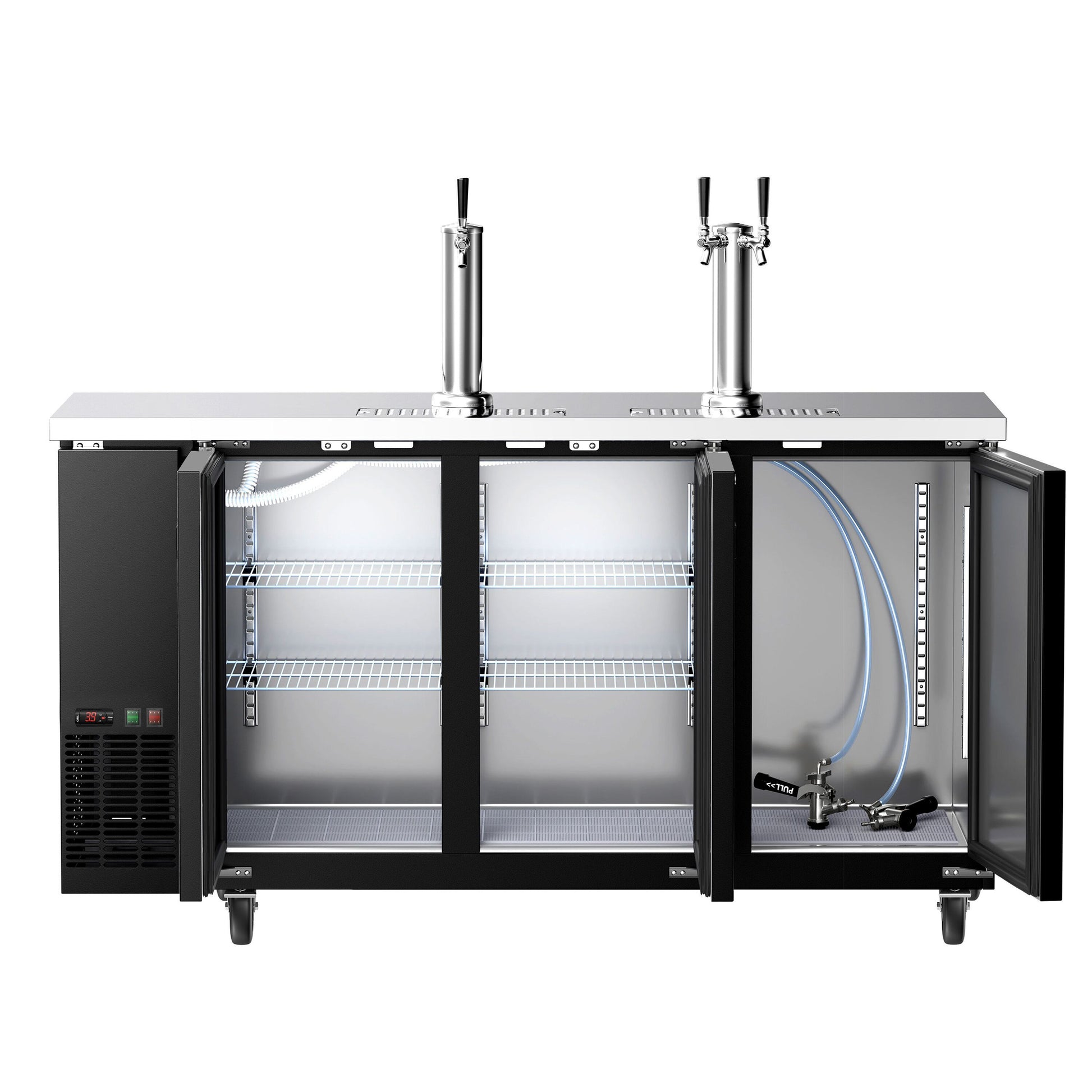 Commercial Draft Beer Cooler 3 Taps 3x50L BKZG1869N