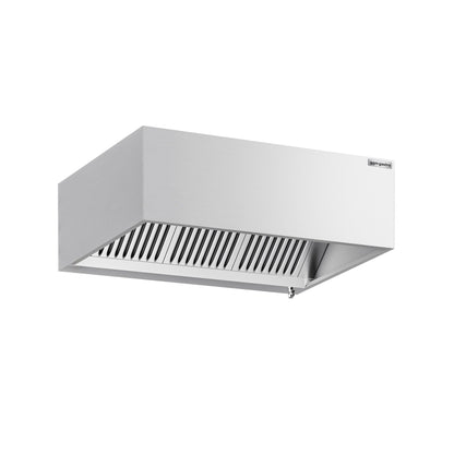 Commercial Induction Box Canopy Hood 1400mm