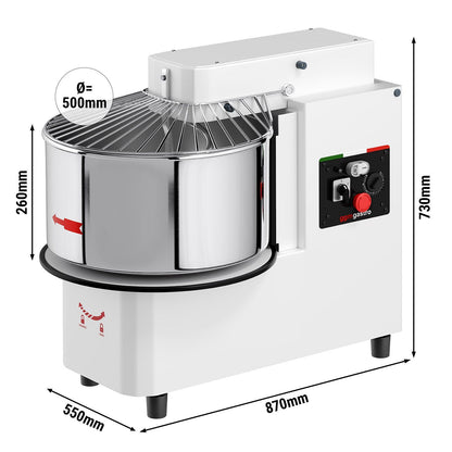 Commercial Spiral Bakery Dough Mixer 53L 400V TMP53-KA2-N