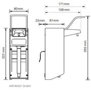 Soap and Disinfectant Dispenser 500ml