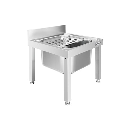 Commercial Stainless Steel Mop Sink 500x500x550mm