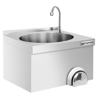 Commercial Knee-Operated Hand Wash Sink 400x400x310mm