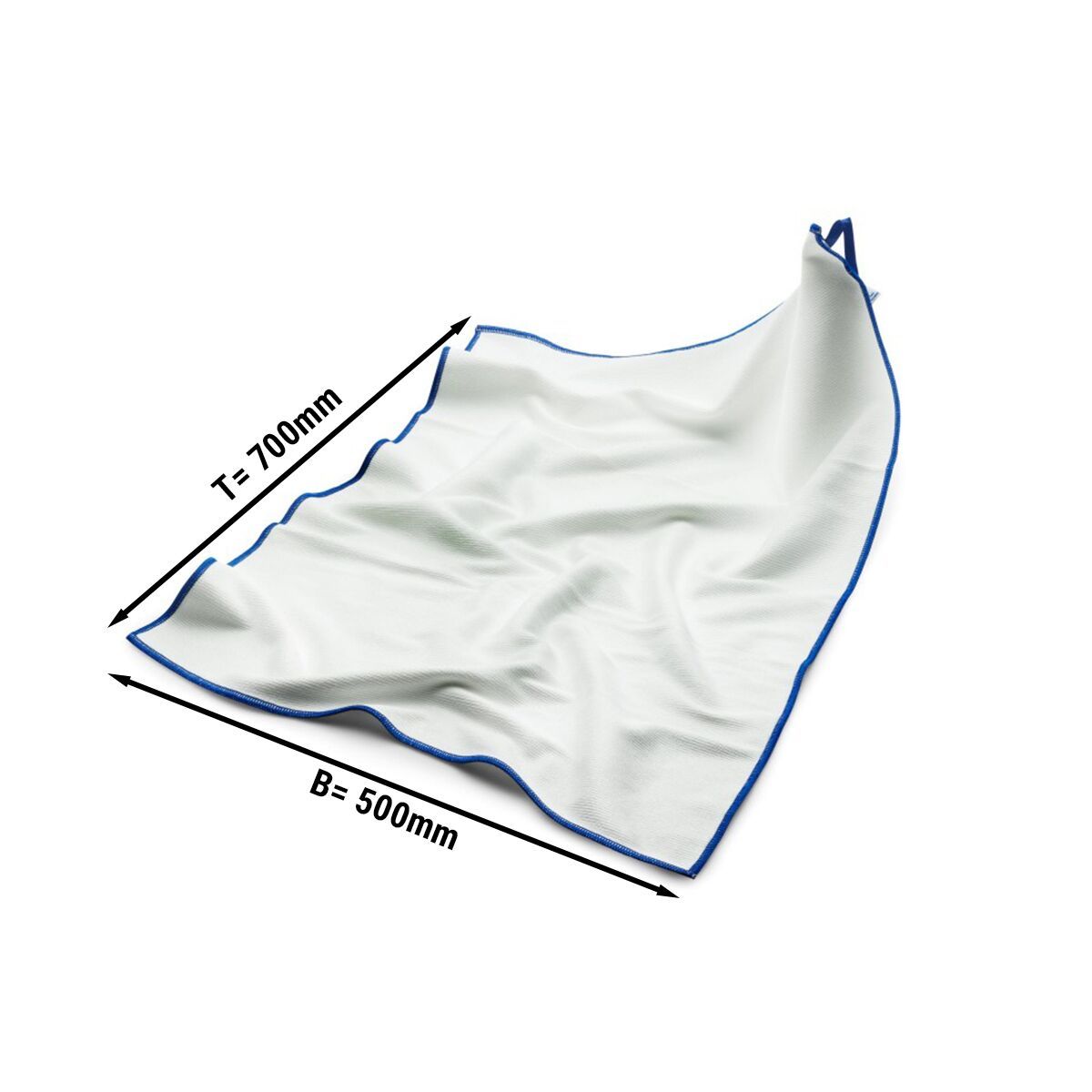 Microfiber Glass Kitchen Towels 10 Pack White MPTWMC57#SET10
