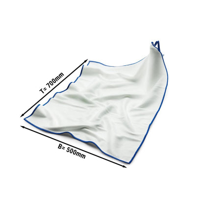Microfiber Glass Kitchen Towels 10 Pack White MPTWMC57#SET10
