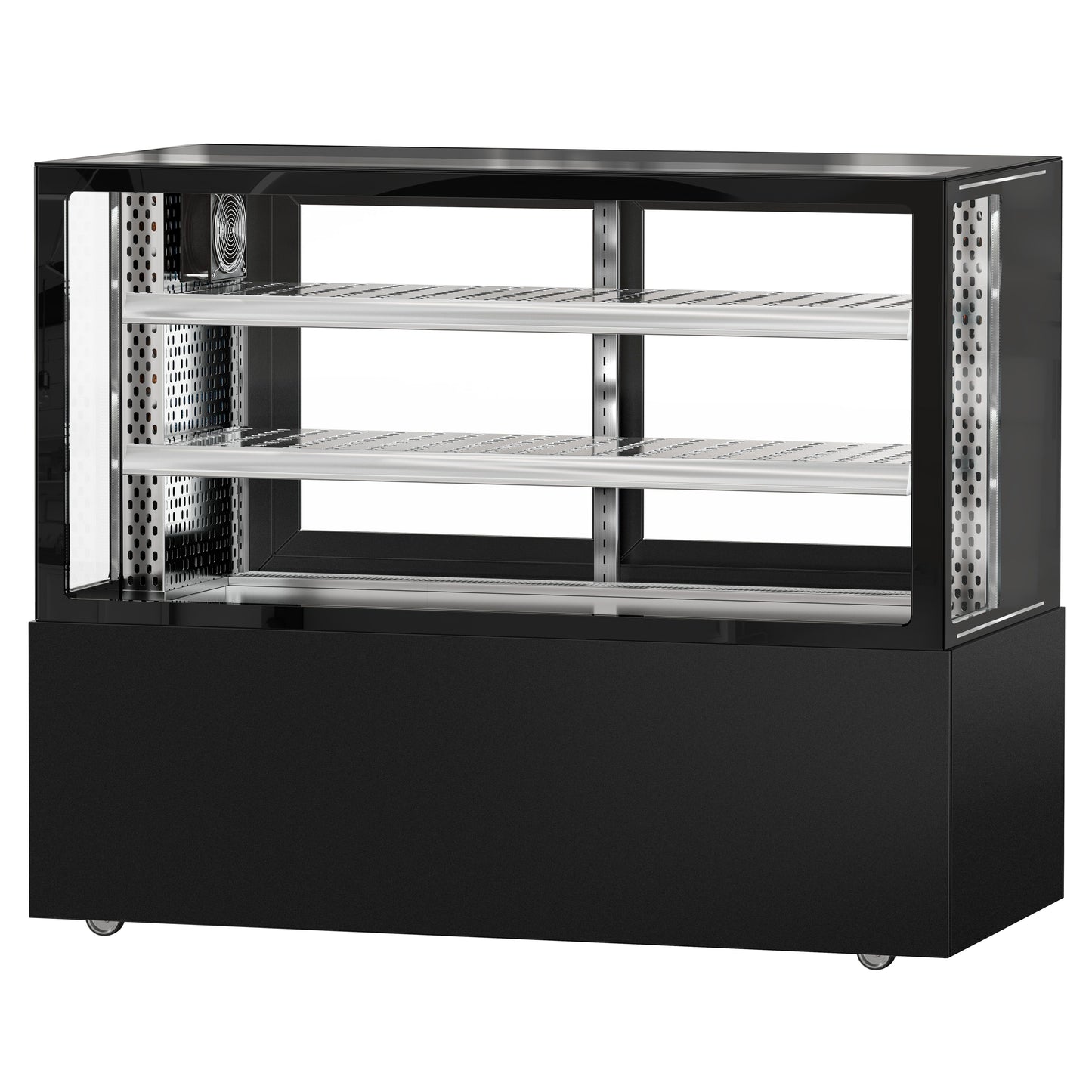 Refrigerated Display Case Double Glazing 525L Matt Black KTFG157SM