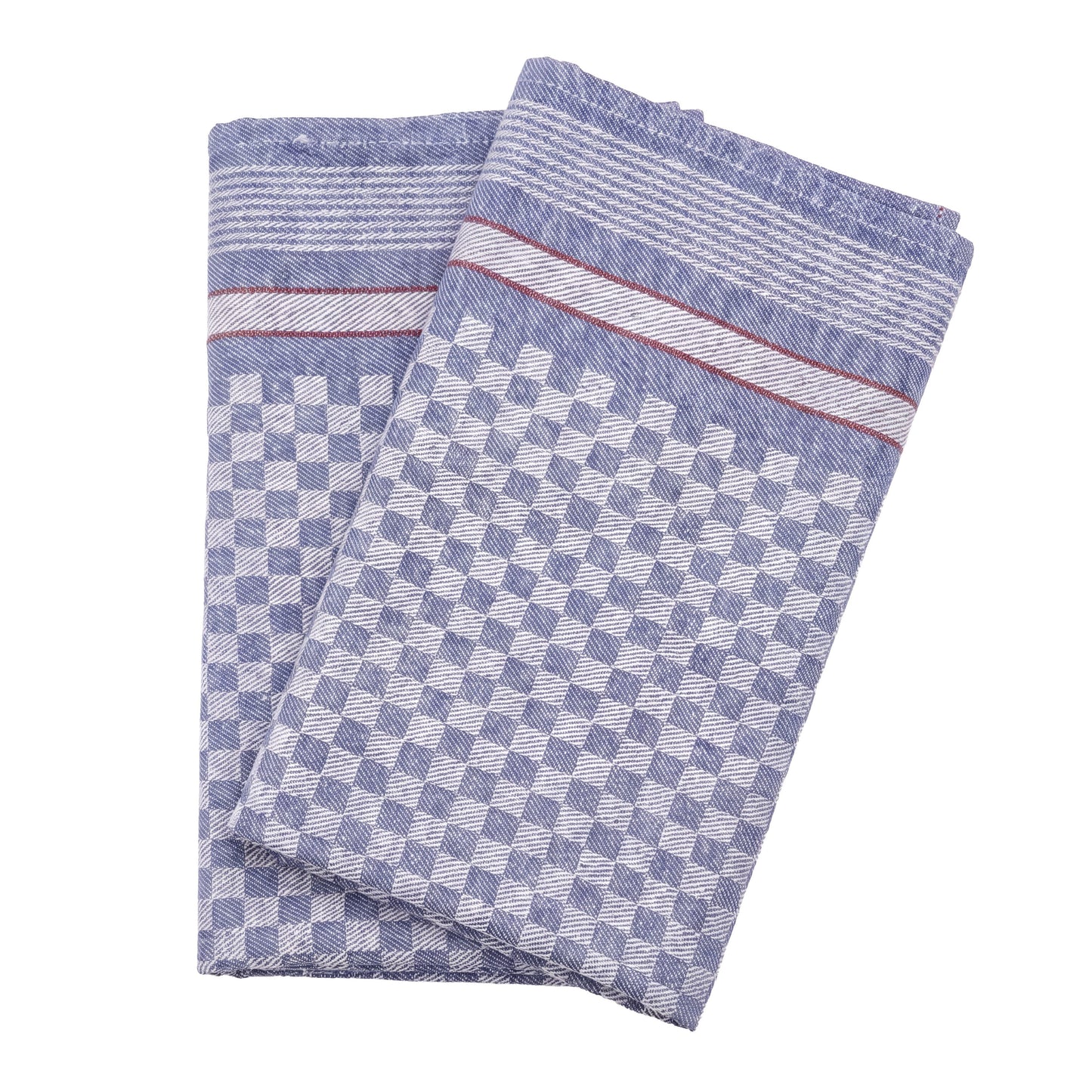 Cotton Kitchen Towels 10 Pack Blue Checkered GTBH151BK