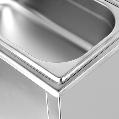 Electric Bain-Marie Stainless Steel GN 1/1 150mm 1.2kW BMH230