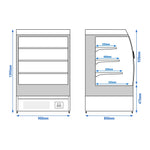 Commercial Refrigerated Multideck Display 230V WKBL98RSD