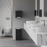 Paper Towel Dispenser 400 Towels Stainless Steel Black