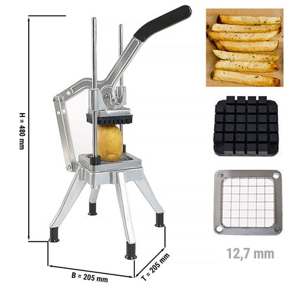 Manual Potato and Vegetable Cutter Stainless Steel 12.7mm GSMHH12