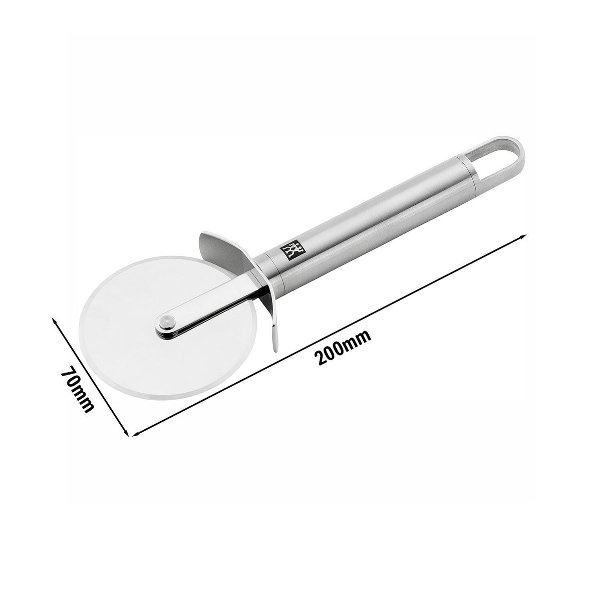 Premium Pizza Wheel Cutter 200mm Silver