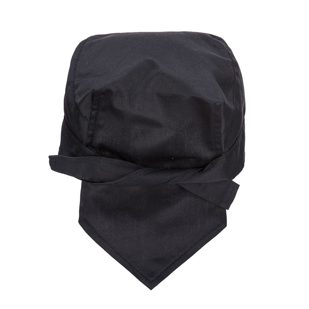 Unisex Chef Bandana 5 Pack Black KBDPW-S#SET