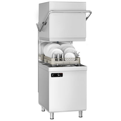 Commercial Hood Dishwasher Electromechanical 6.52kW 655mm