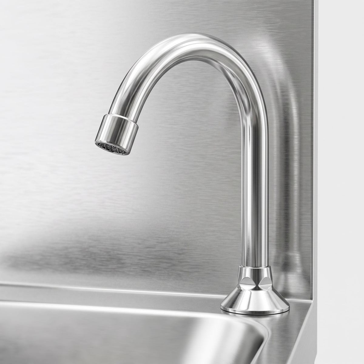 Knee-Operated Hand Wash Sink 400x350x570mm