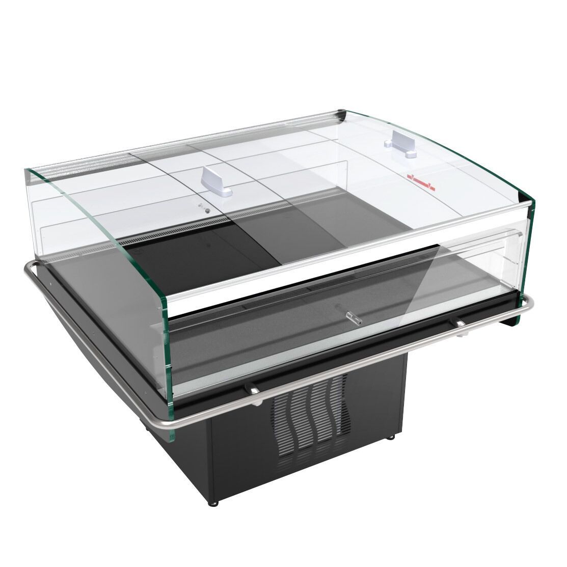 Refrigerated Display Island 1310L 750W Black KTHA1013