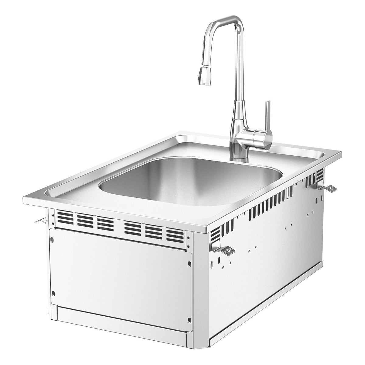 Commercial Drop-In Hand Wash Sink 400x765x555mm