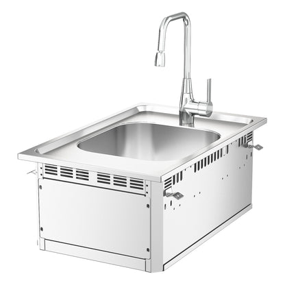Commercial Drop-In Hand Wash Sink 400x765x555mm