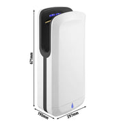 Sensor High Speed Hand Dryer Set of 2 White