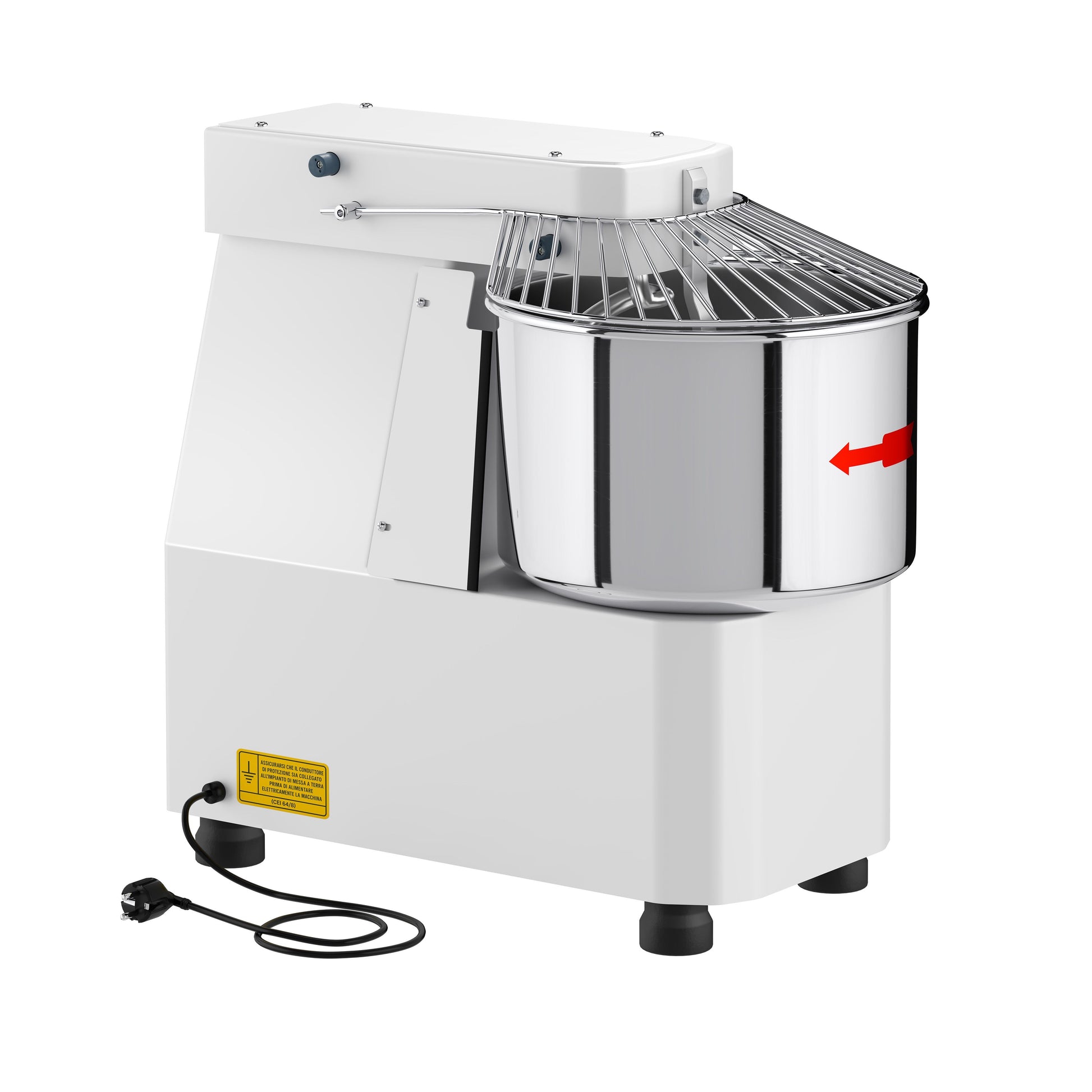 Commercial Spiral Bakery Dough Mixer 15L 230V TMP15-230V-N