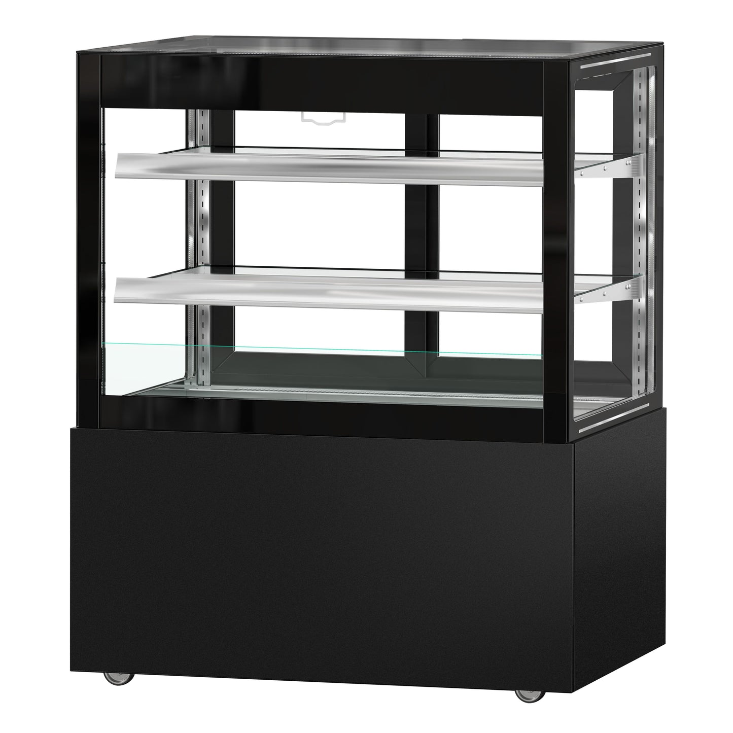 Refrigerated Pastry Display Case Double Glazing 435L Matt Black KTVOG107SM