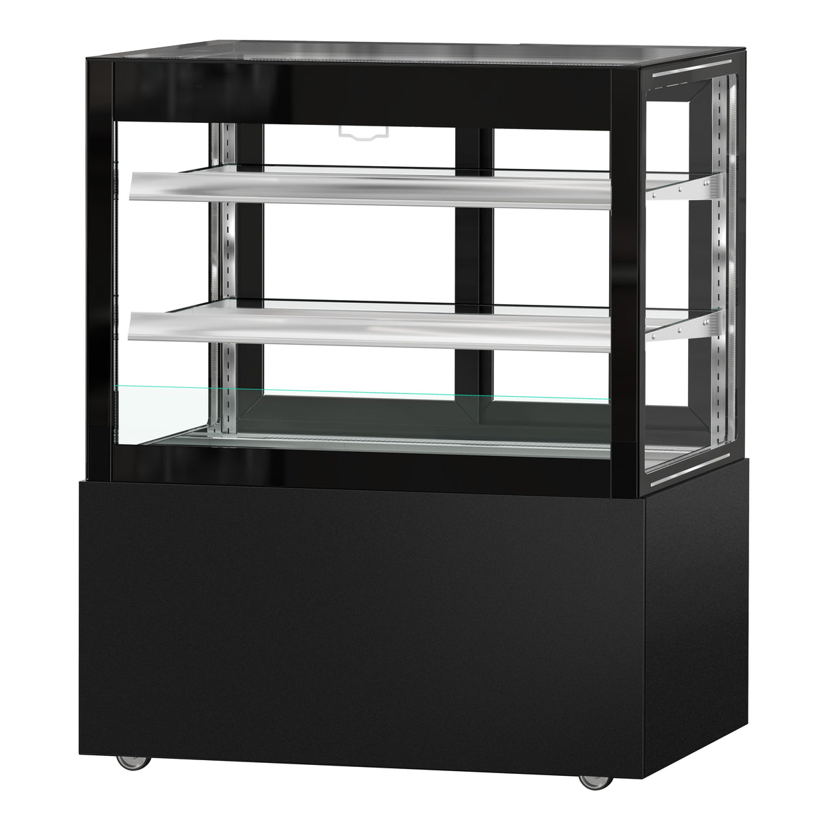 Refrigerated Pastry Display Case Double Glazing 435L Matt Black KTVOG107SM