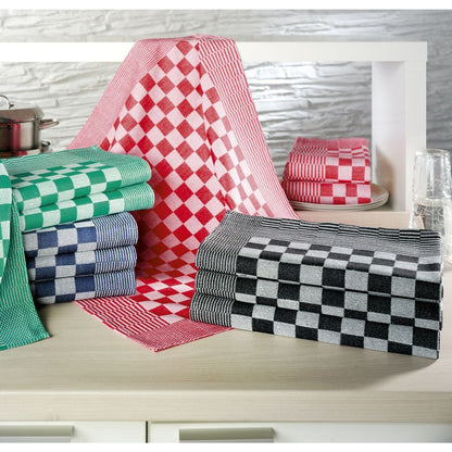 Cotton Kitchen Towel 180 Pack Black / White ATBH1866S