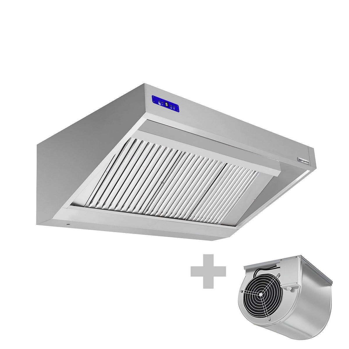 Commercial Wall Exhaust Hood 1600mm 1350m³/h