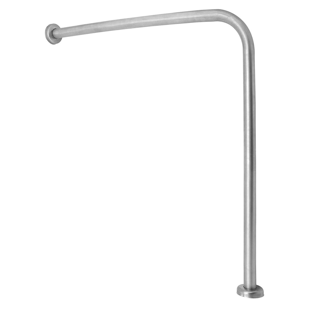 Wall Mounted Angled Grab Bar 700mm Stainless Steel