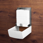 Paper Towel Dispenser 600 Towels Stainless Steel White