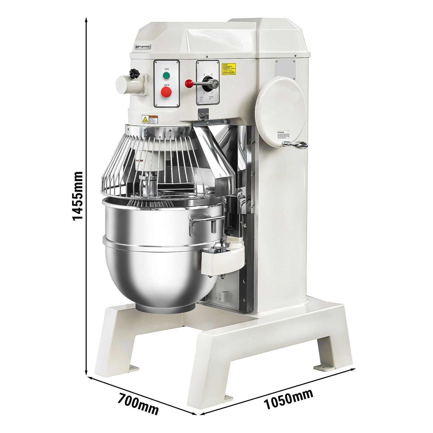 Commercial Planetary Floor Mixer 60L 3kW PRMS60