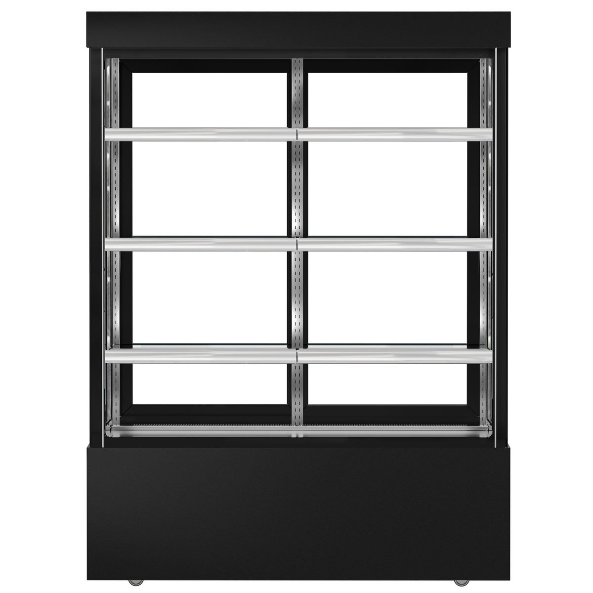 Refrigerated Pastry Display Case Double Glazing 1010L Matt Black KTG157SM