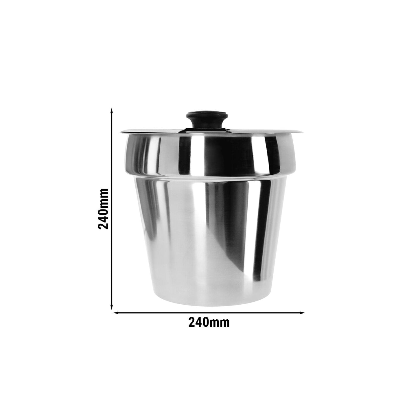 Replacement Pot for Bain-Marie 6.5L Stainless Steel BHPV65 ETBHPV65#D