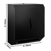 Sensor Roll Hand Towel Dispenser Stainless Steel Black