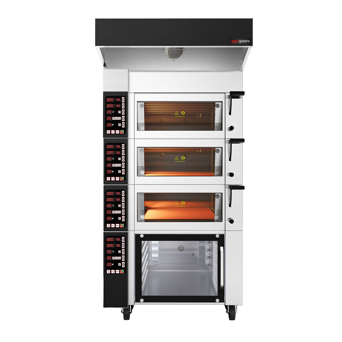 Commercial Bakery Deck Oven with Prover 990x1750x2210mm