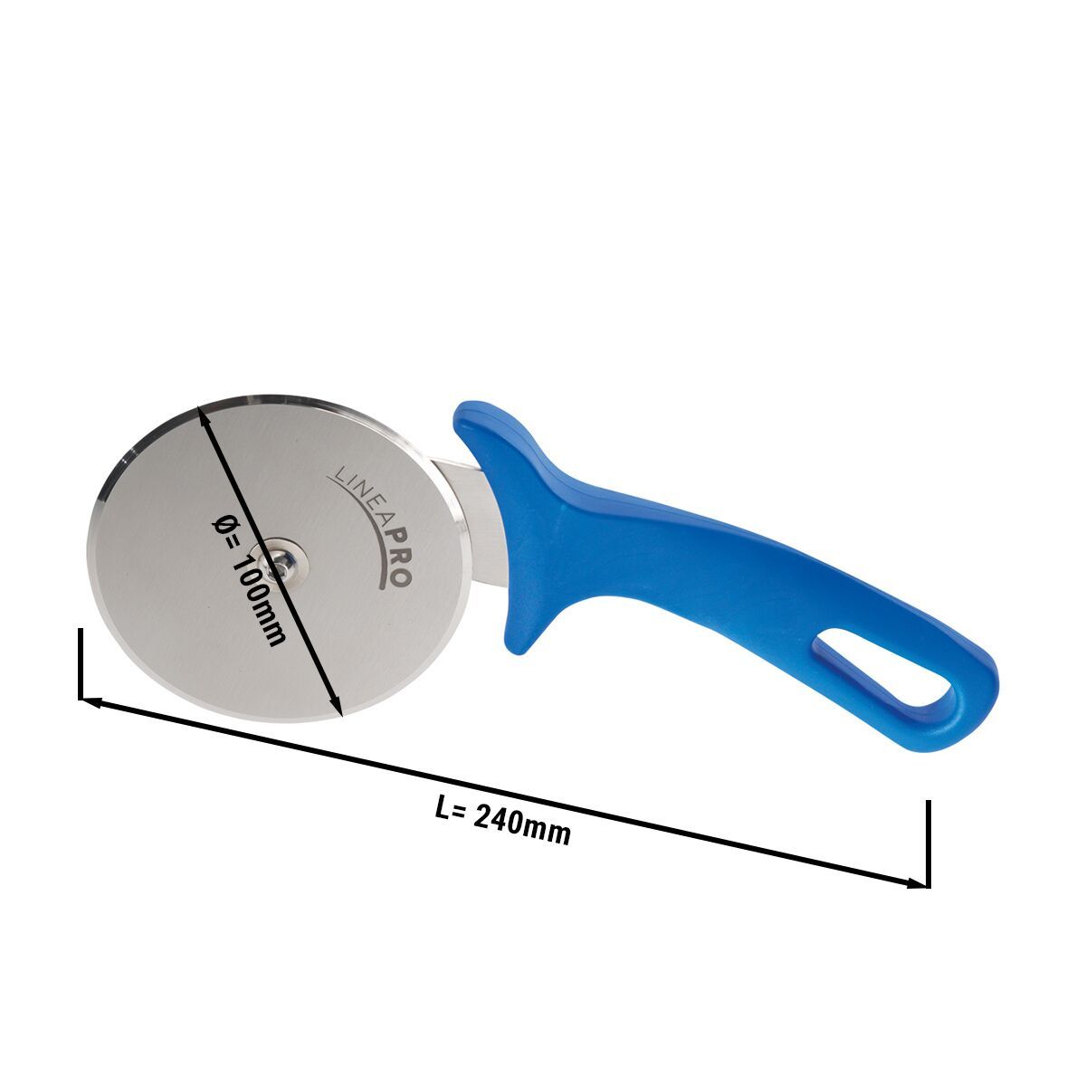 Premium Pizza Wheel Cutter 100mm Blue