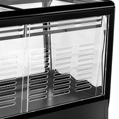 Refrigerated Beverage Display Island 69L 320W Black KIBL730