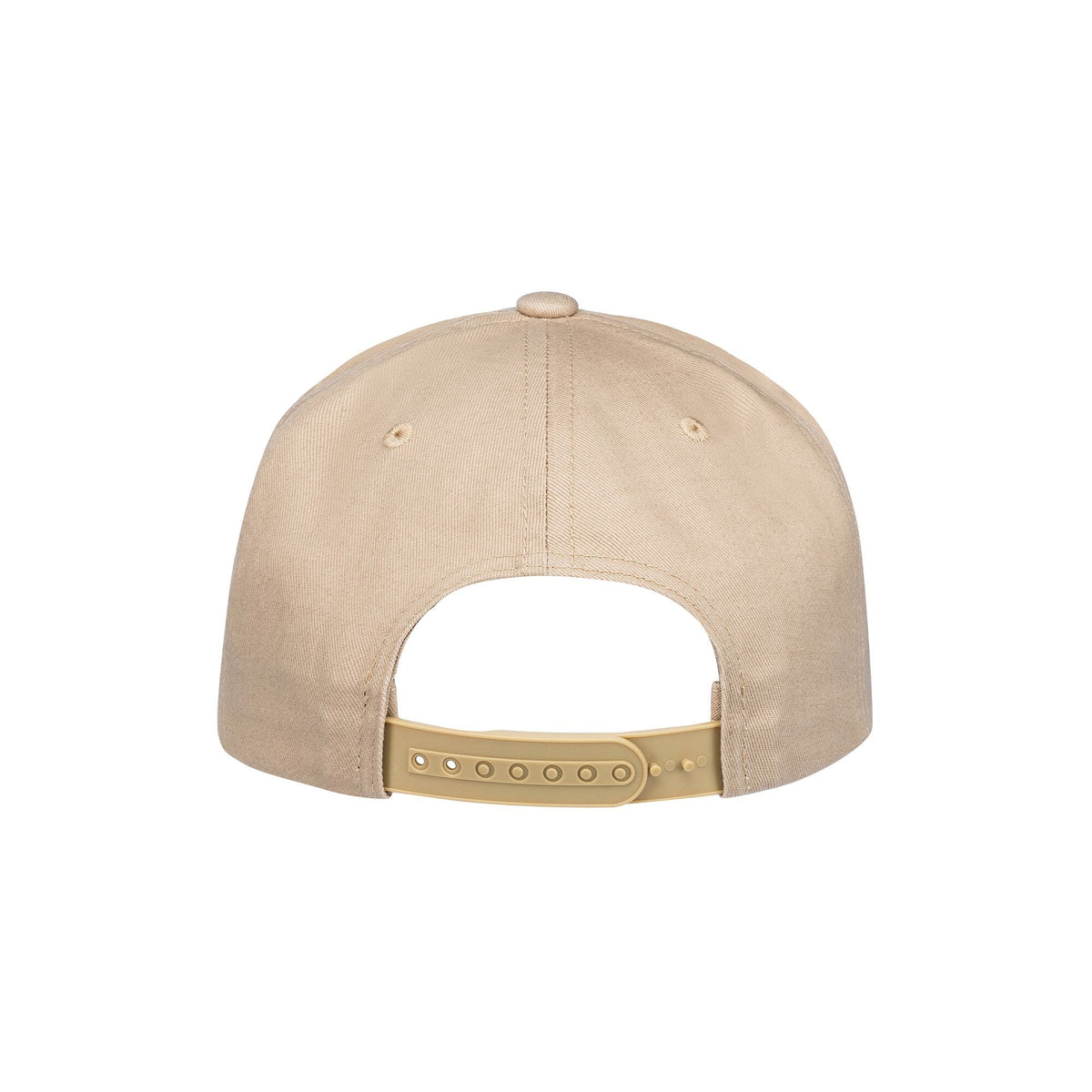 Unisex Classic Flat Peak Cap Beige FCCBK