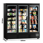 Commercial Freezer Multideck Display 1.60kW 230V WTBL1100