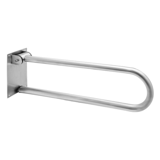 Wall Mounted Folding Toilet Grab Bar 680 mm Stainless Steel