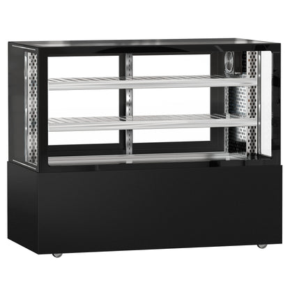 Refrigerated Display Case Double Glazing 525L Matt Black KTFG157SM