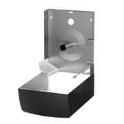 Duplex Paper Roll Dispenser Stainless Steel Black