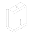 Sensor Roll Hand Towel Dispenser Stainless Steel
