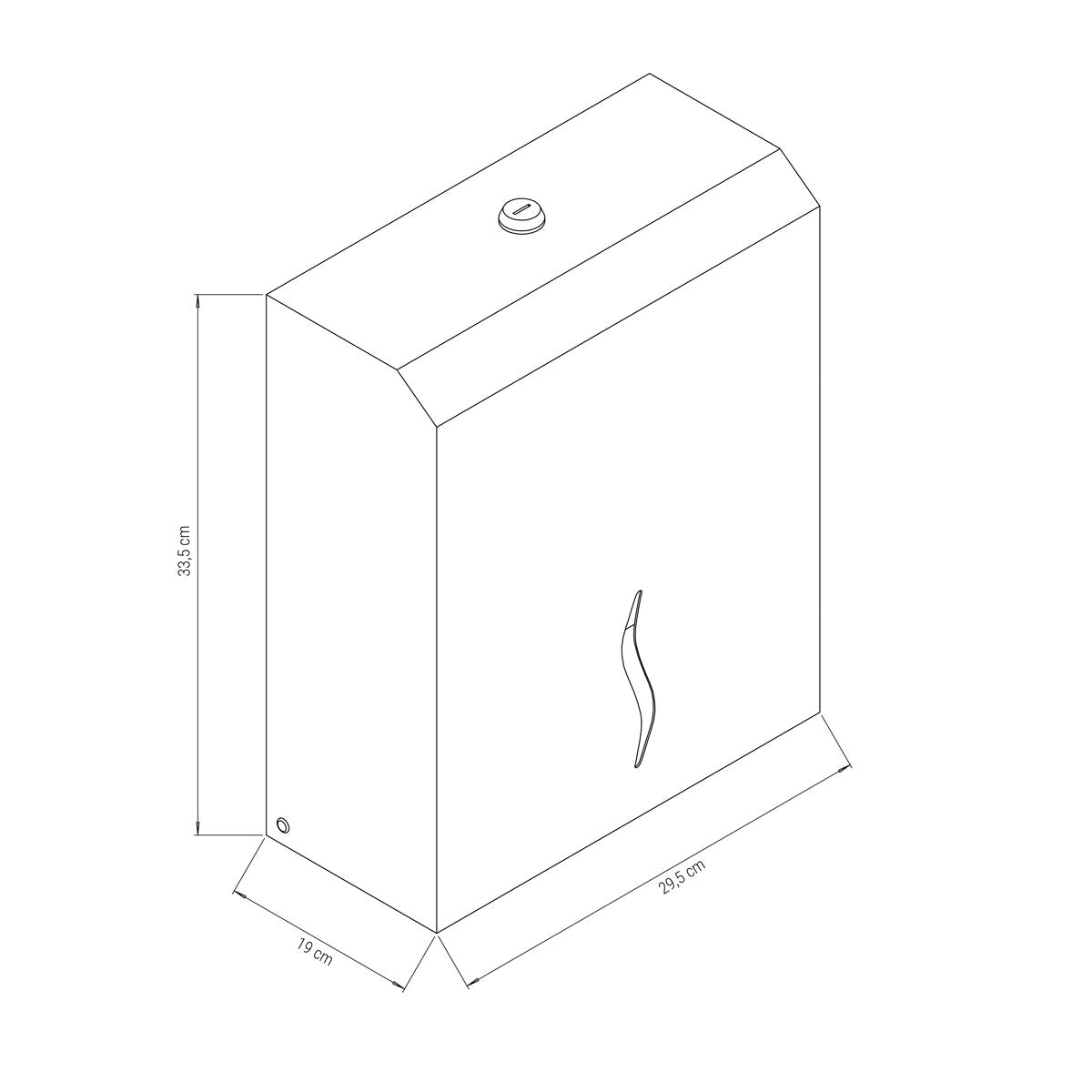 Sensor Roll Hand Towel Dispenser Stainless Steel Black