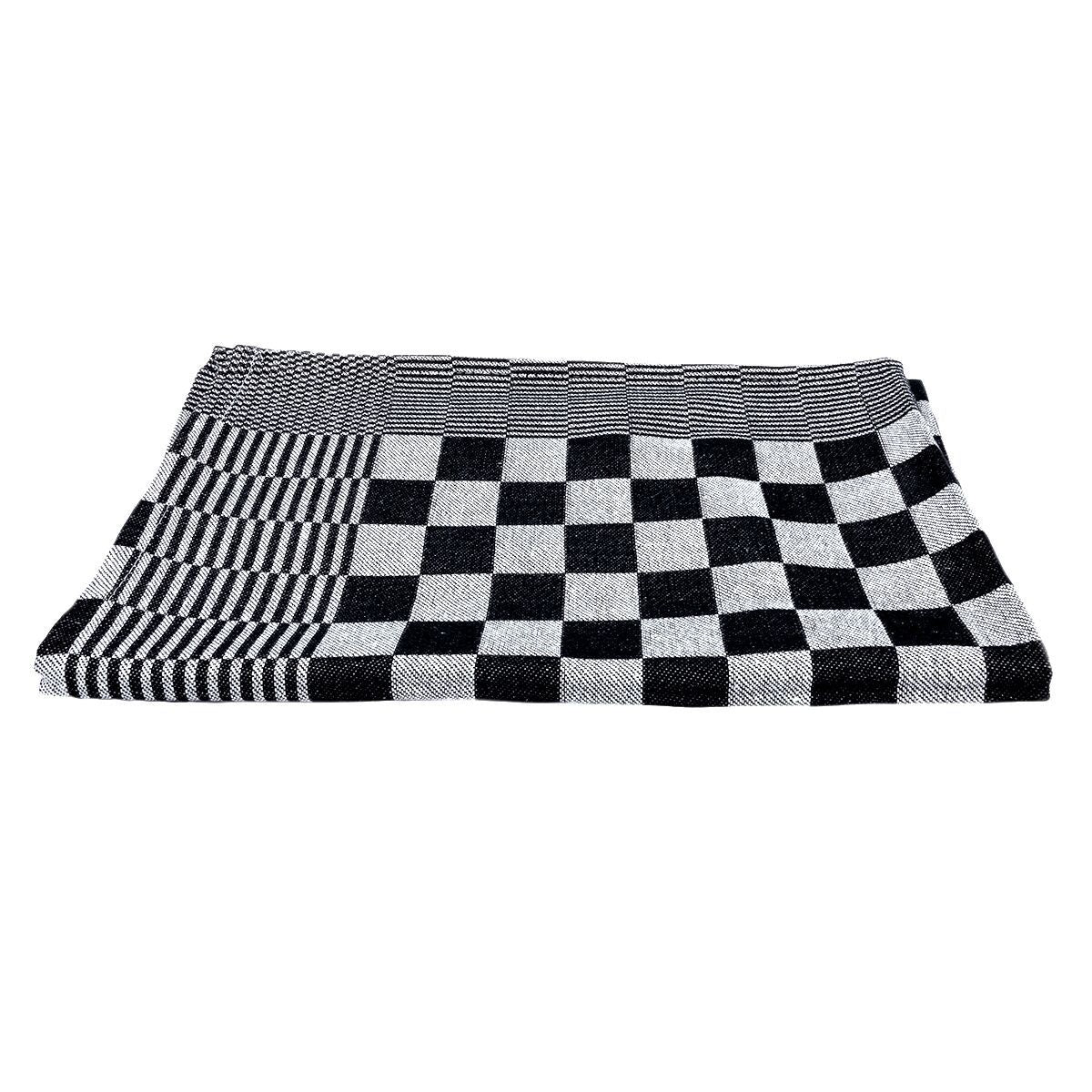 Cotton Kitchen Towel 180 Pack Black / White ATBH1866S