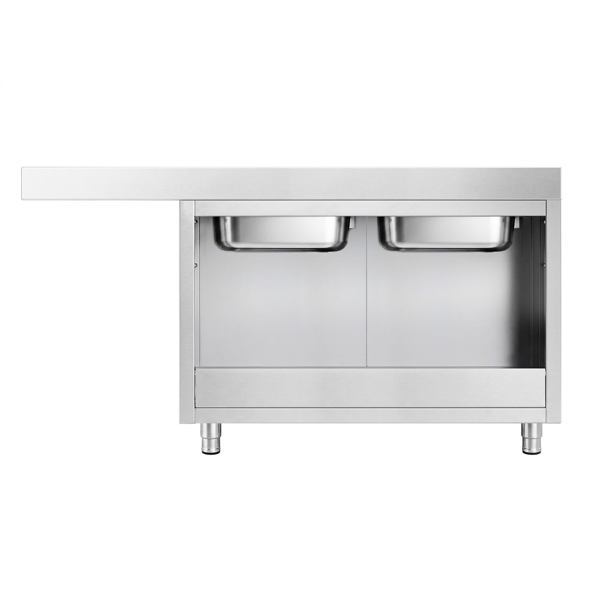 Commercial Dishwasher Sink with Cupboard 2000x600x970mm
