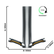 Sensor High Speed Hand Dryer Brushed Stainless Steel