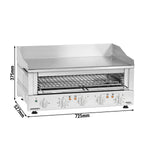 Commercial Electric Griddle Salamander Grill 5.9kW 400V GTL753