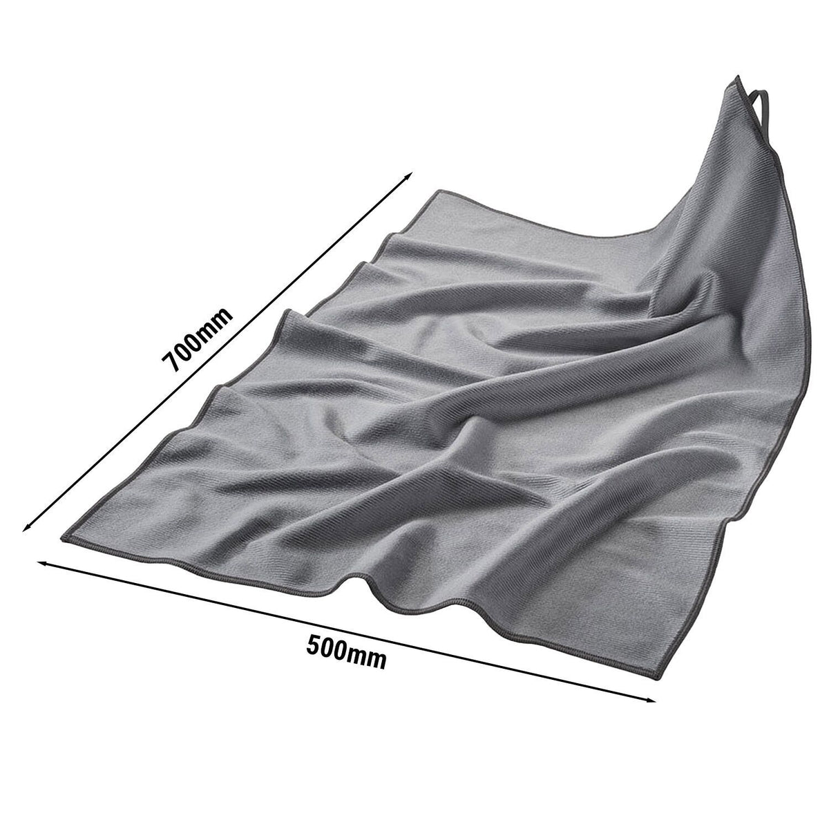 Microfiber Kitchen Towels 10 Pack Grey MPTGRAUMC57#SET10